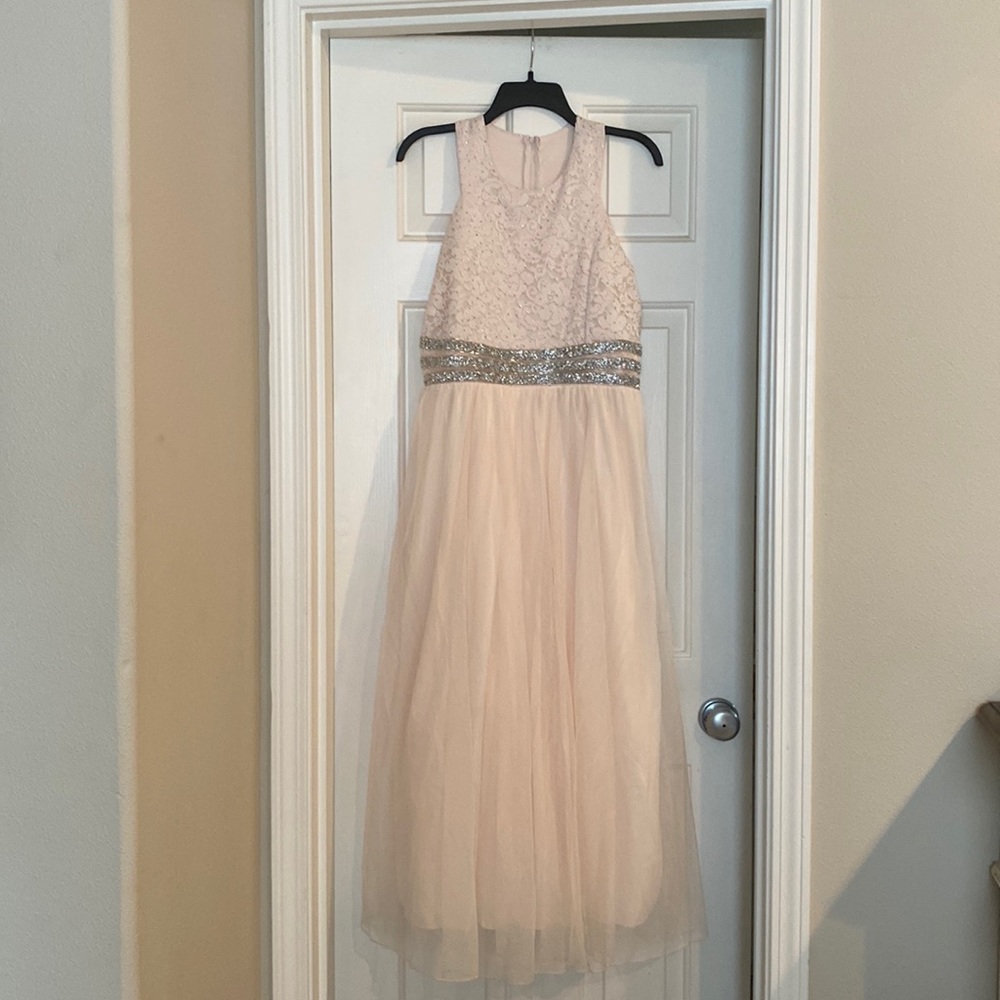 Speechless Kids 18 1/2 pale blush formal dress